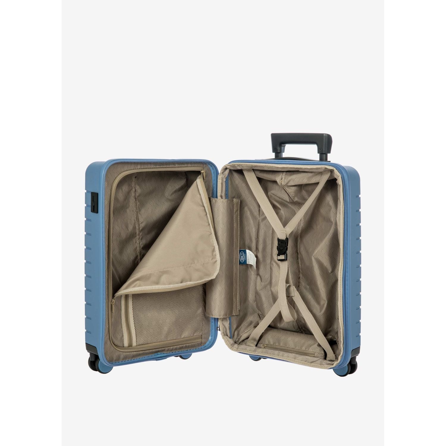 BRIC'S Ulisse 22" Expandable Carry On Luggage Spinner (Grey Blue)