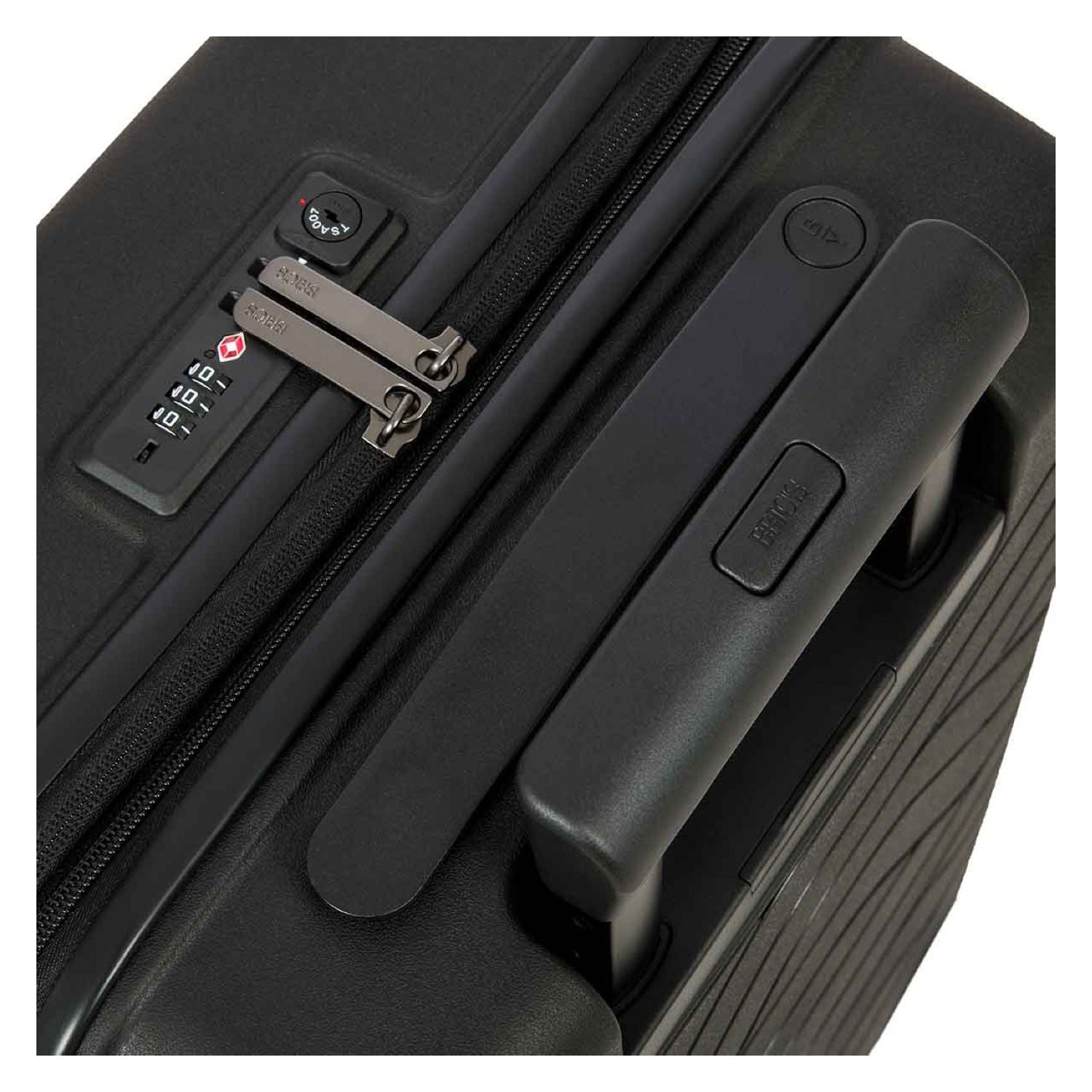 BRIC'S Ulisse 22" Expandable Carry On Luggage Spinner (Black)