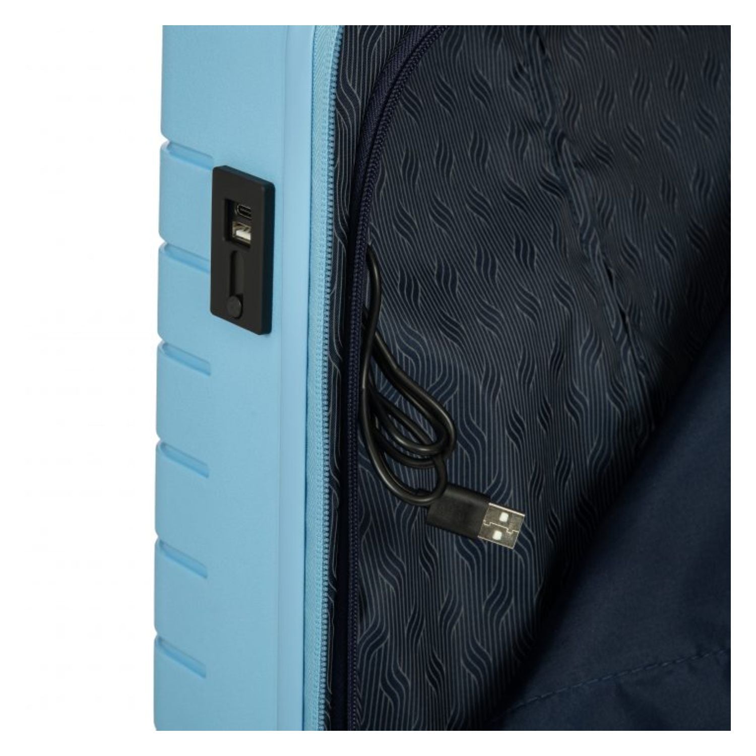 BRIC'S Ulisse 22" Expandable Carry On Luggage Spinner (Sky Blue)