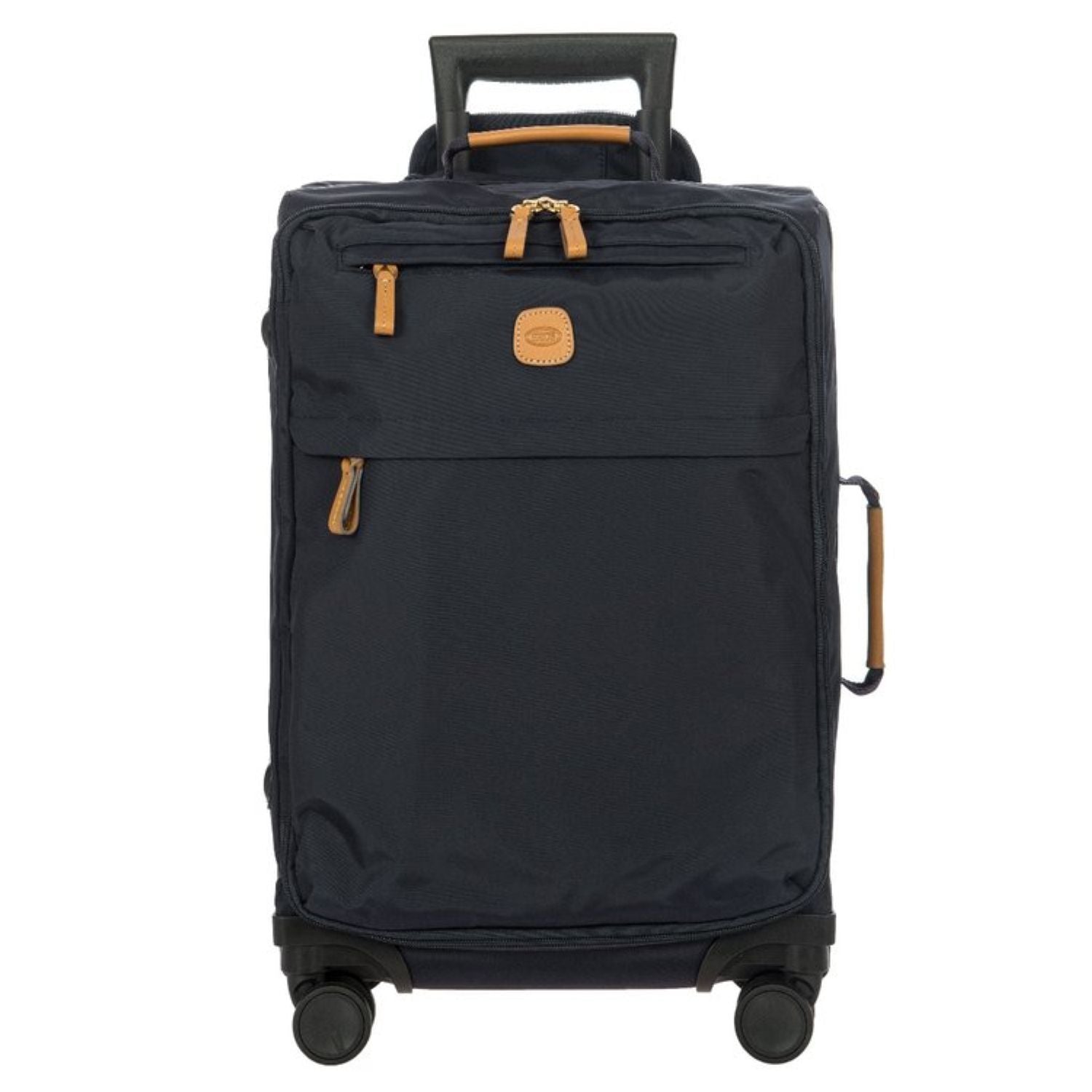 Bric's X-Travel 22" Carry On Luggage With Front Access Opening Spinner (Ocean Blue)