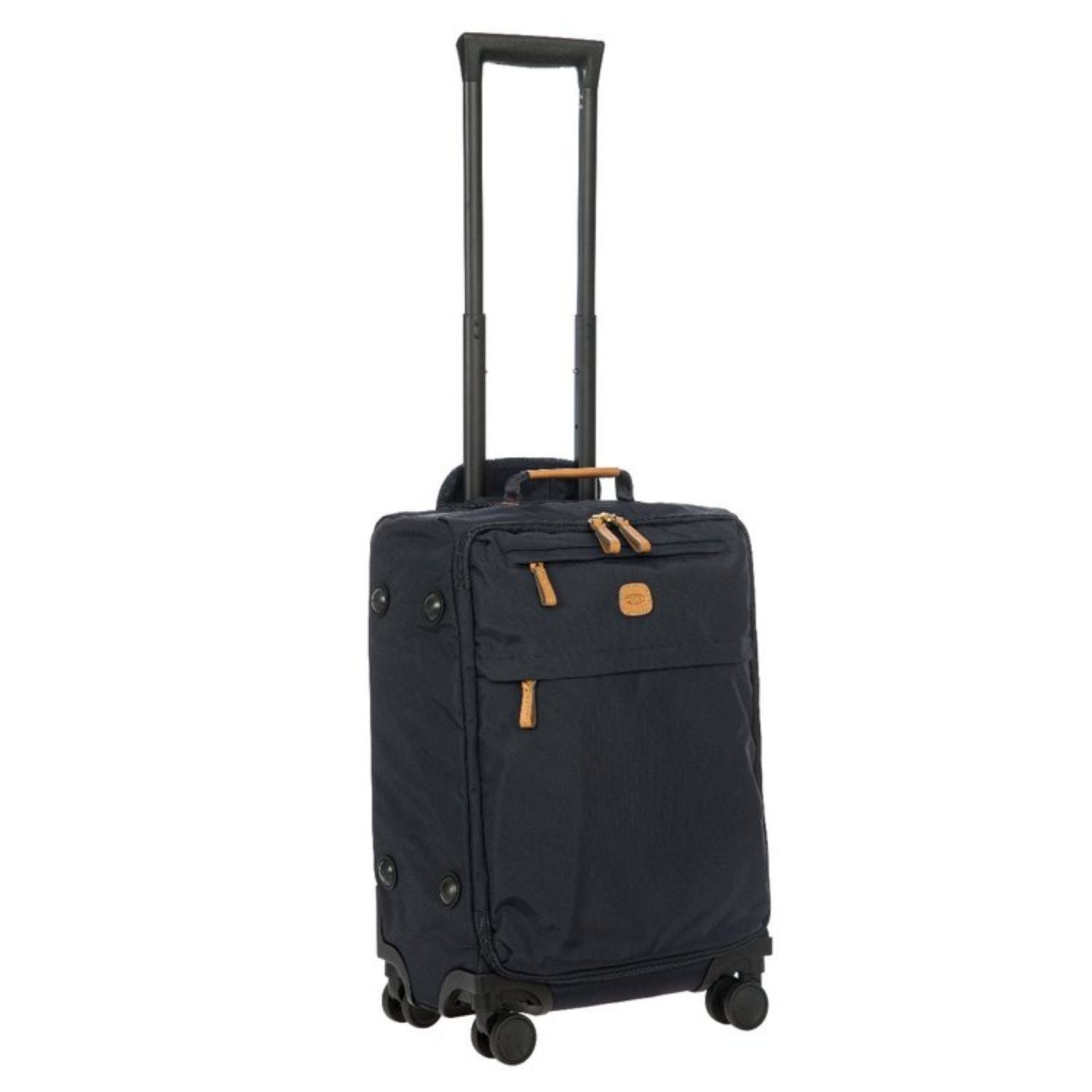 Bric's X-Travel 22" Carry On Luggage With Front Access Opening Spinner (Ocean Blue)