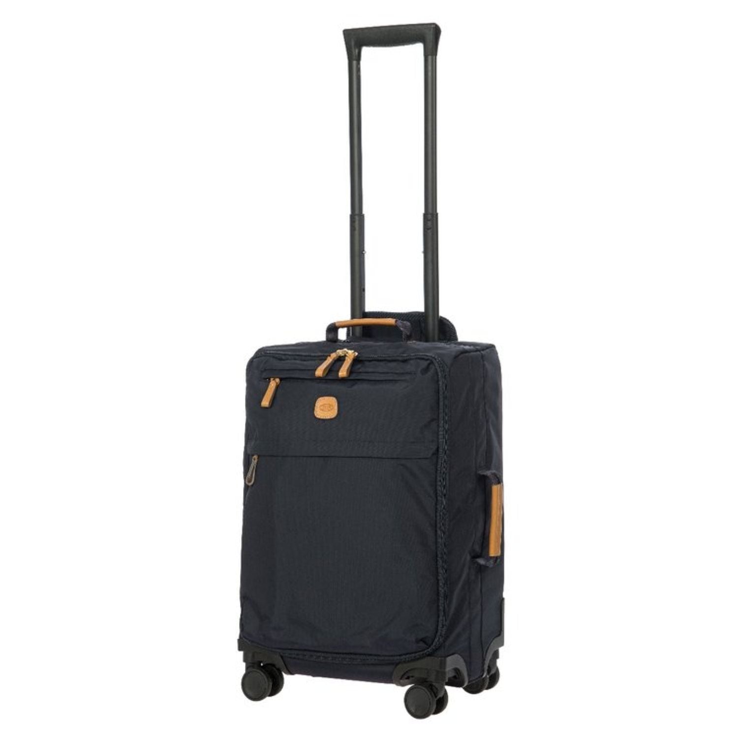 Bric's X-Travel 22" Carry On Luggage With Front Access Opening Spinner (Ocean Blue)