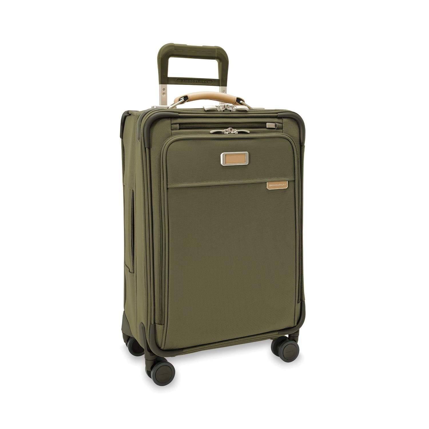 Briggs & Riley Baseline Essential Carry-On Spinner (Olive)