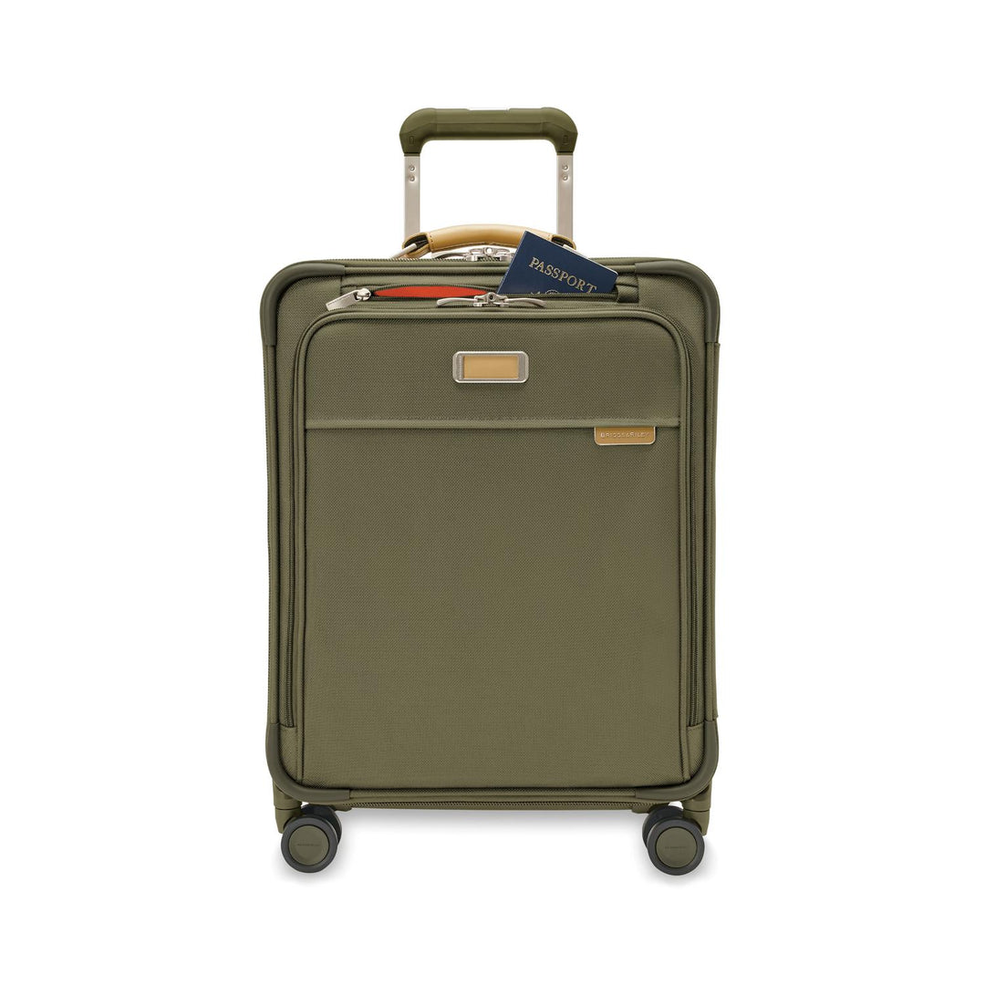 Briggs & Riley Baseline Global Carry-On Spinner (Olive)