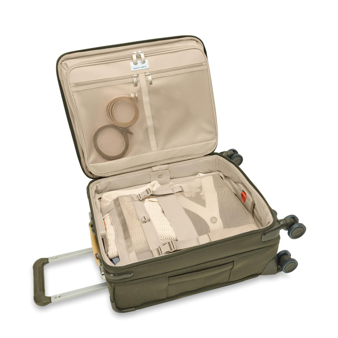 Briggs & Riley Baseline Global Carry-On Spinner (Olive)