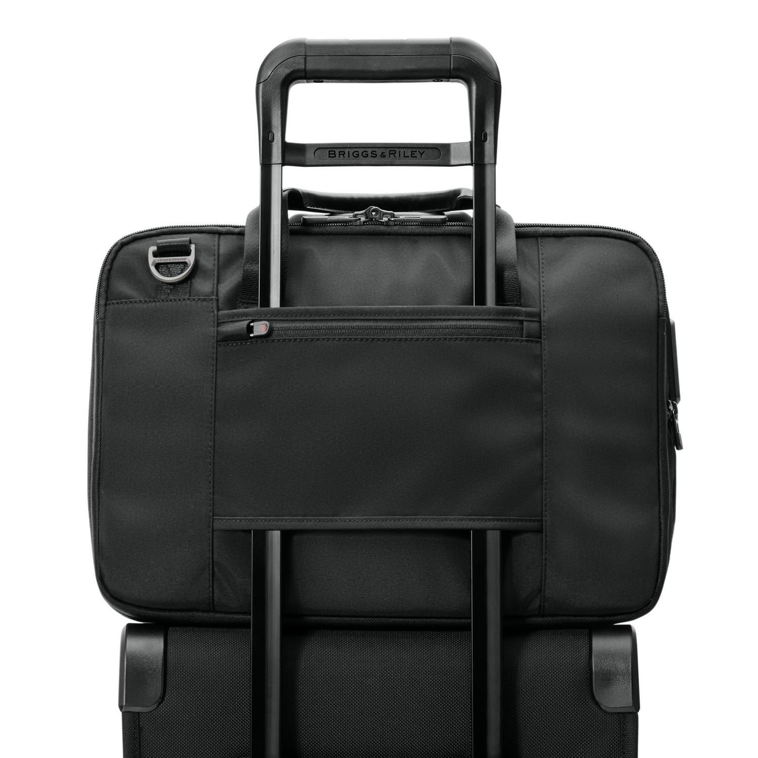 Briggs & Riley HTA Medium Expandable Briefcase - Black