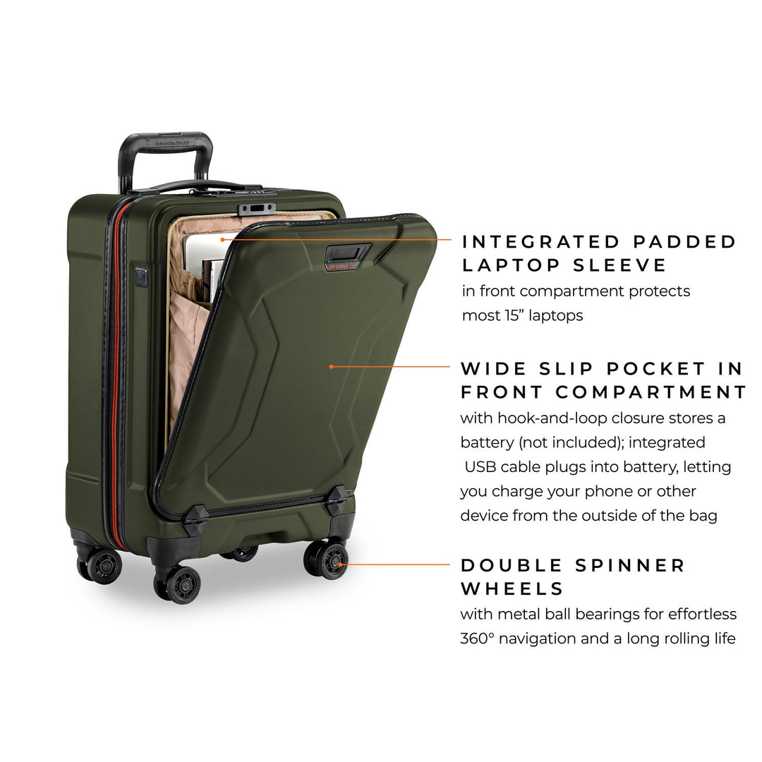Briggs & Riley Torq 2.0 International Carry-On Luggage Spinner (Hunter)