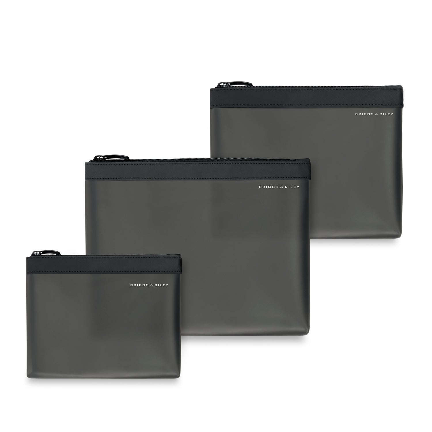 Briggs & Riley Translucent Pouch Set - Black