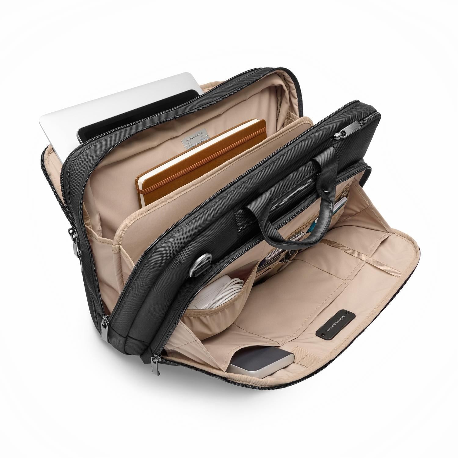 Briggs & Riley @Work Redux Large Expandable Brief - Black