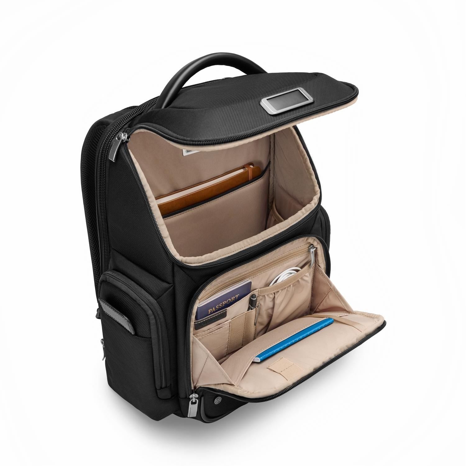 Briggs & Riley @Work Redux Medium Widemouth Backpack - Black