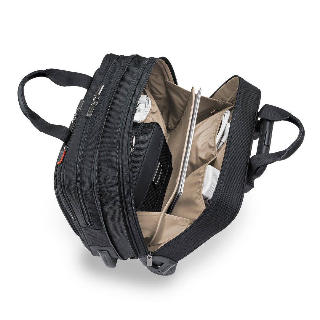 Briggs & Riley @Work Medium 2-Wheel Expandable Brief (Black)