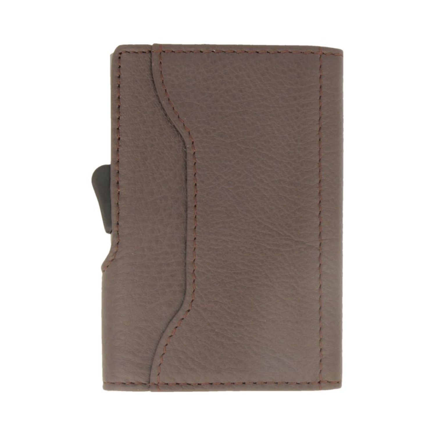 C-Secure Italian Leather Wallet (Testa Di Moro D32444/Grey)