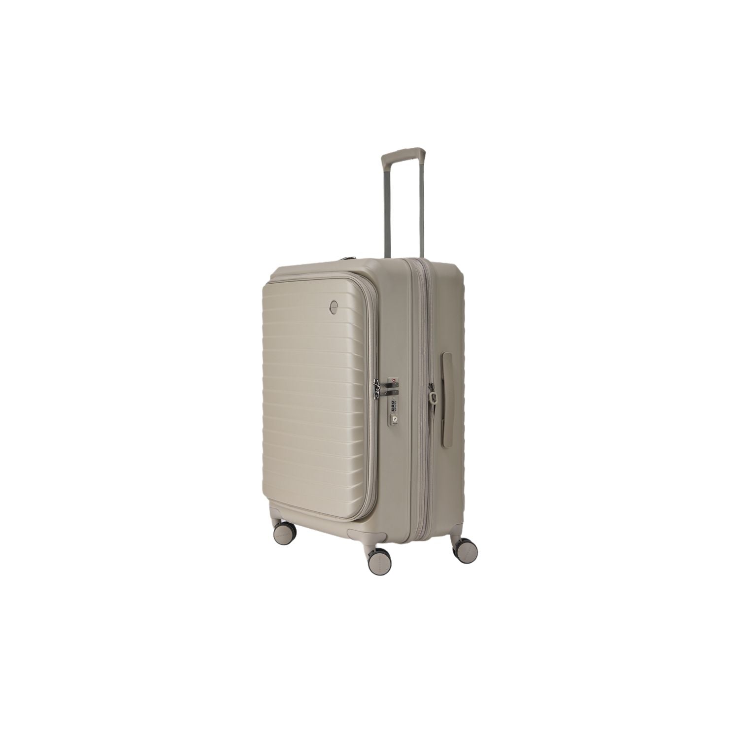 CROSSING INVI 28" Large Expandable Luggage With Front & Middle Access - Taupe