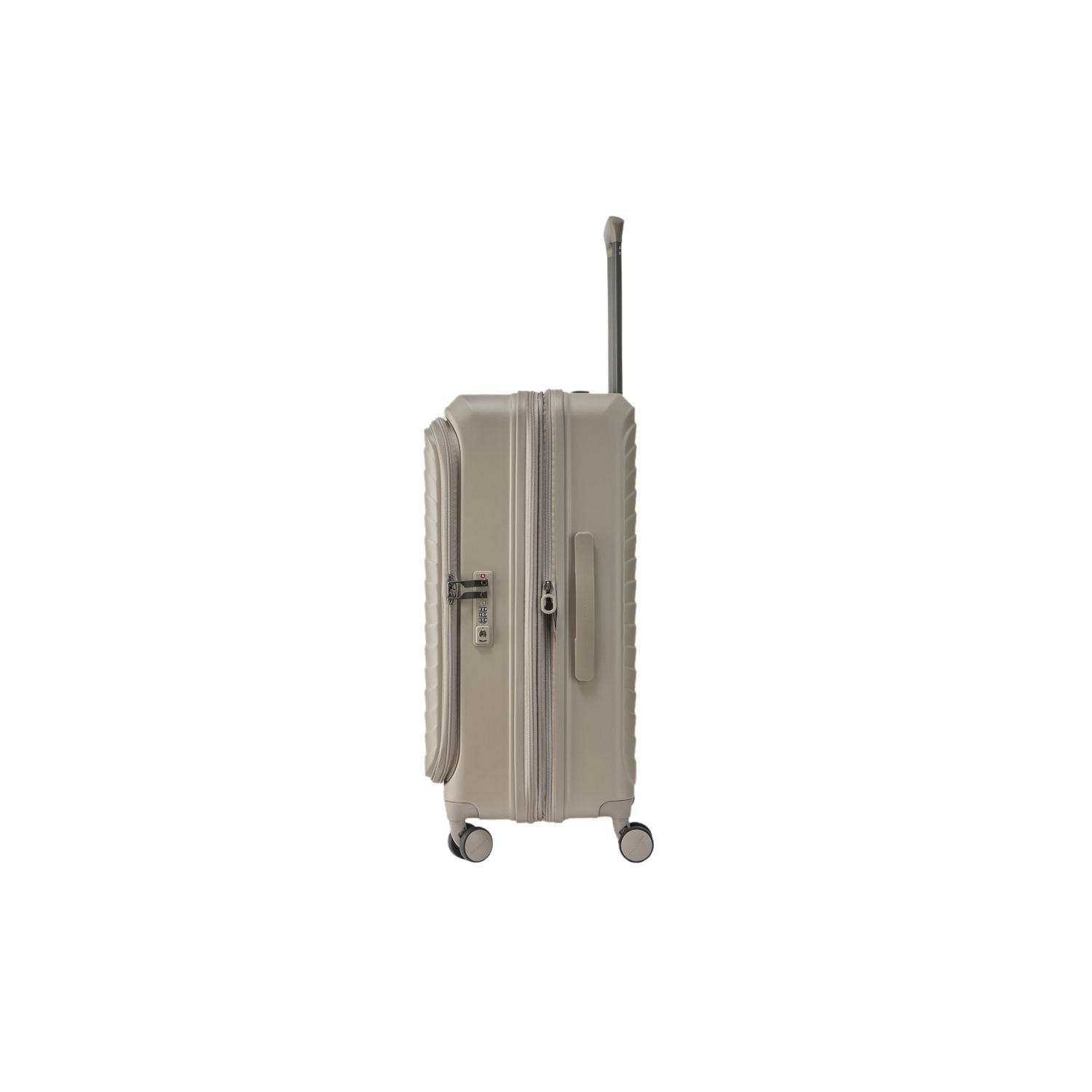 CROSSING INVI 28" Large Expandable Luggage With Front & Middle Access - Taupe