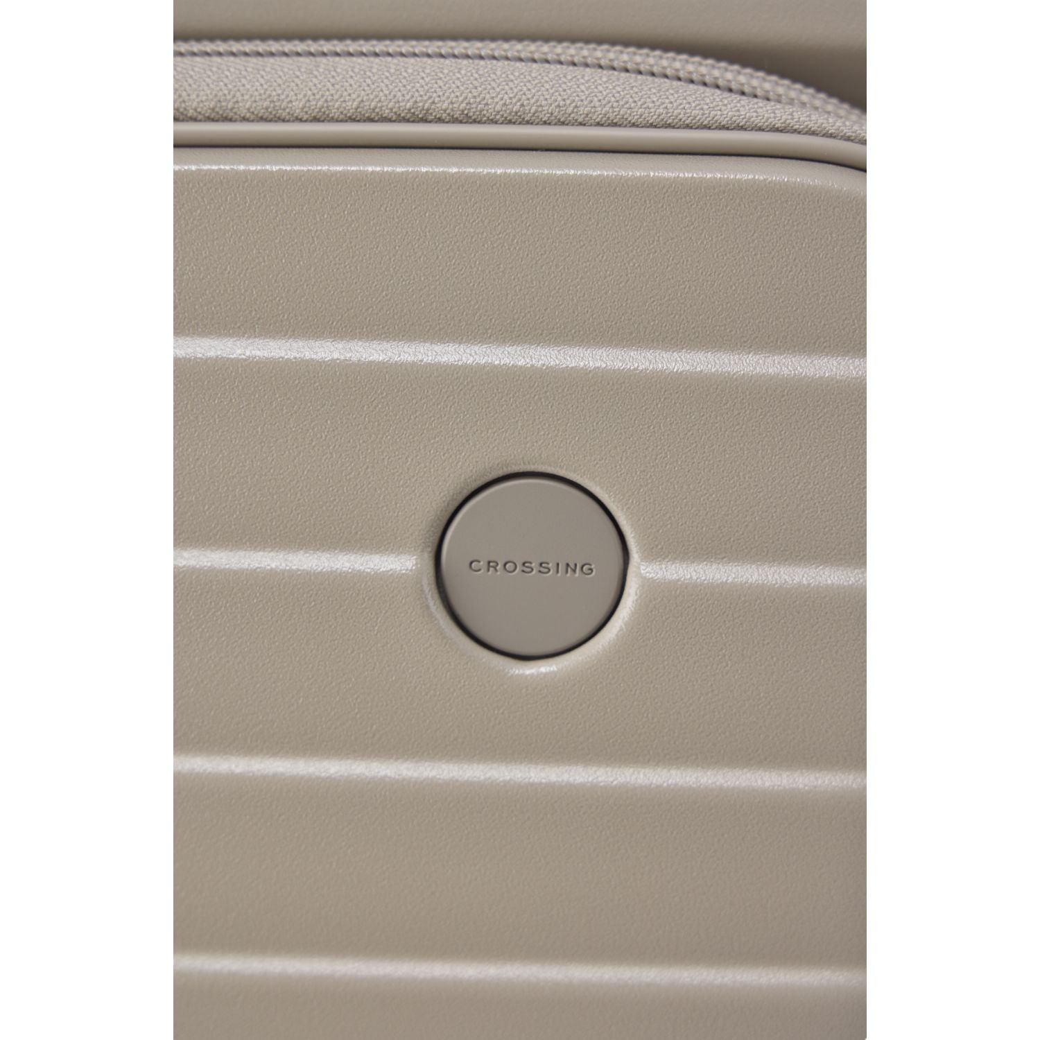 CROSSING INVI 28" Large Expandable Luggage With Front & Middle Access - Taupe