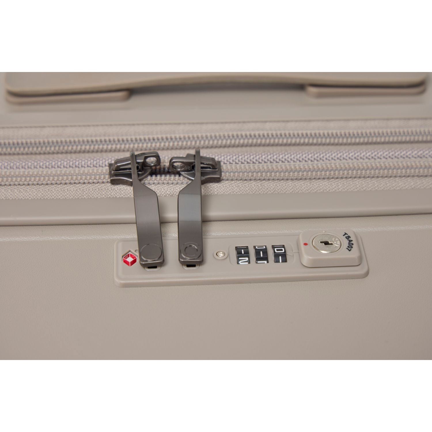 CROSSING INVI 28" Large Expandable Luggage With Front & Middle Access - Taupe