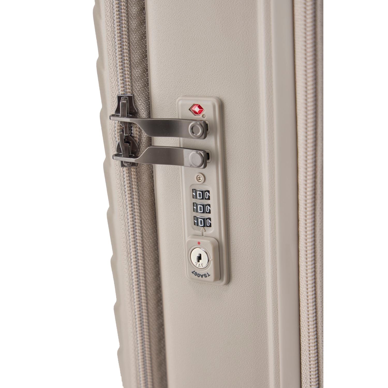 CROSSING INVI 28" Large Expandable Luggage With Front & Middle Access - Taupe