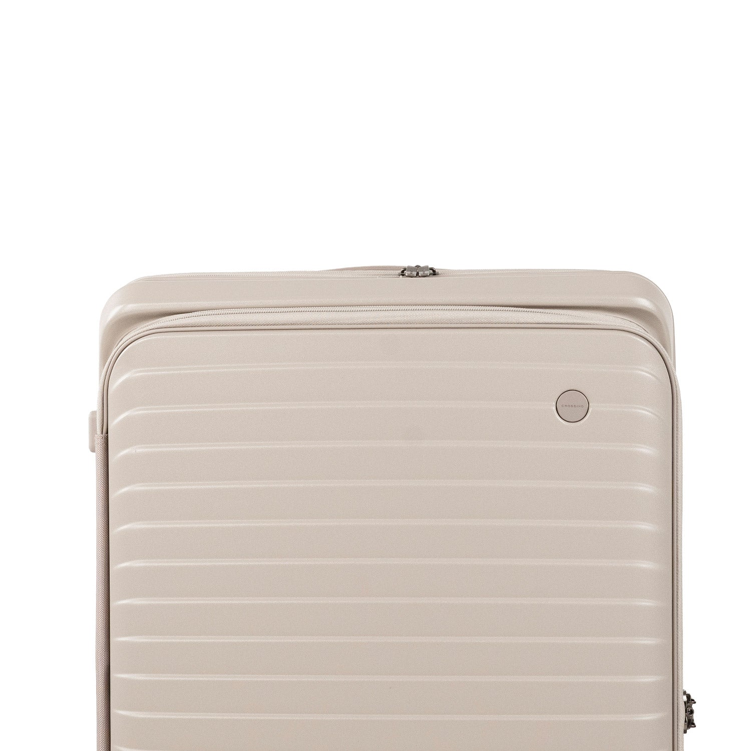 CROSSING INVI 30" Large Expandable Luggage With Front & Middle Access - Taupe