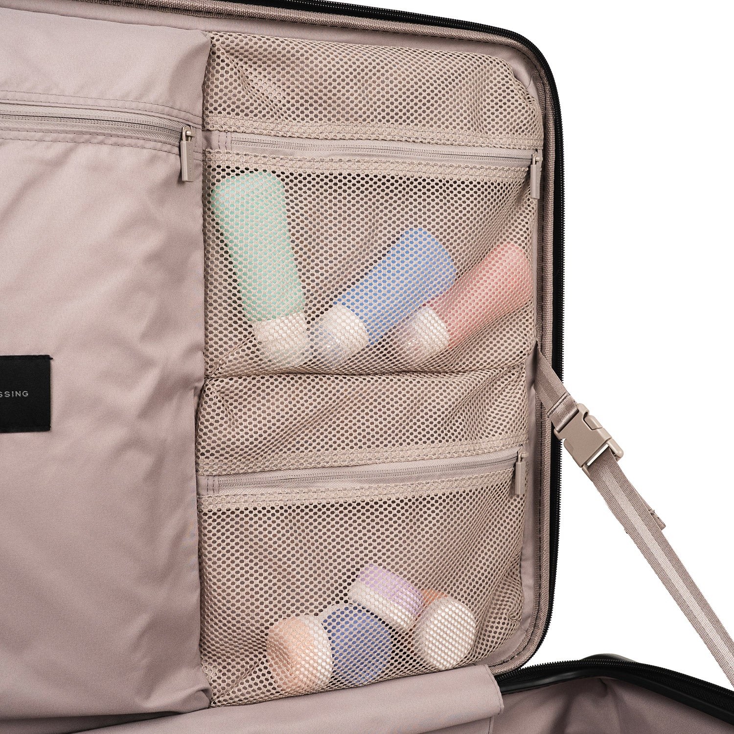 CROSSING INVI 30" Large Expandable Luggage With Front & Middle Access - Brick
