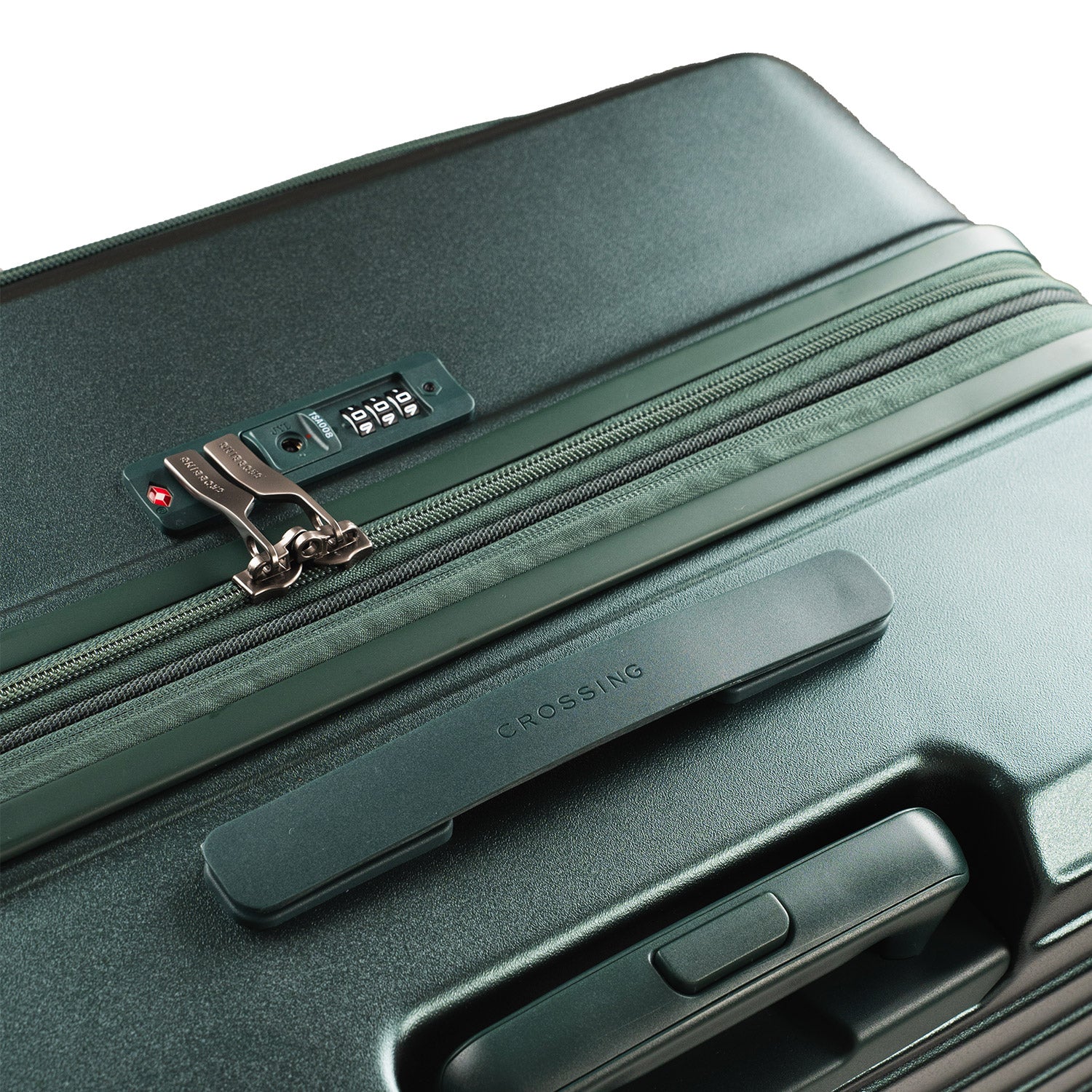 CROSSING INVI 30" Large Expandable Luggage With Front & Middle Access - Squash