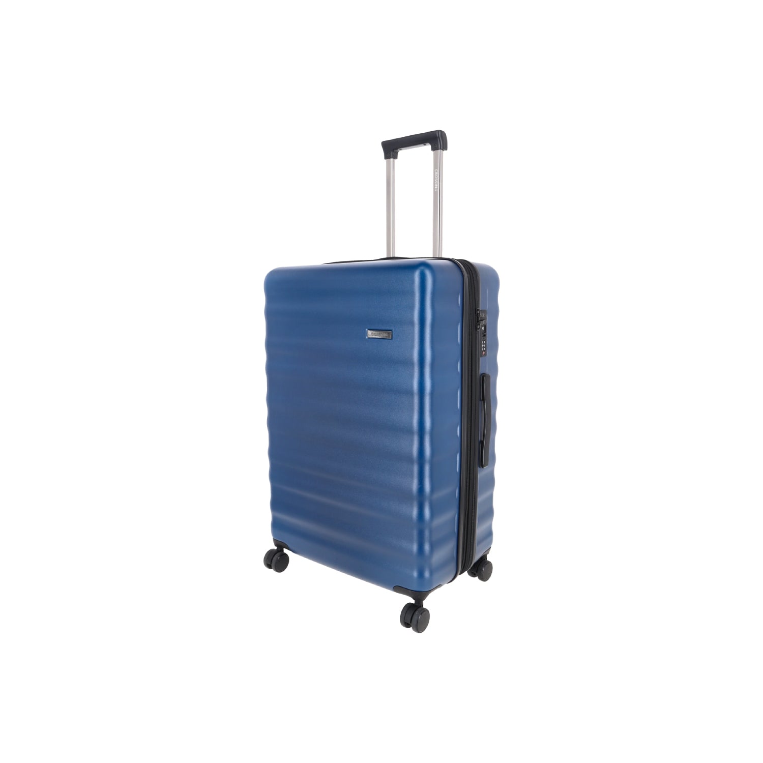 Crossing Tripp Polycarbonate Expandable 20" Carry On Luggage Spinner - Dark Blue