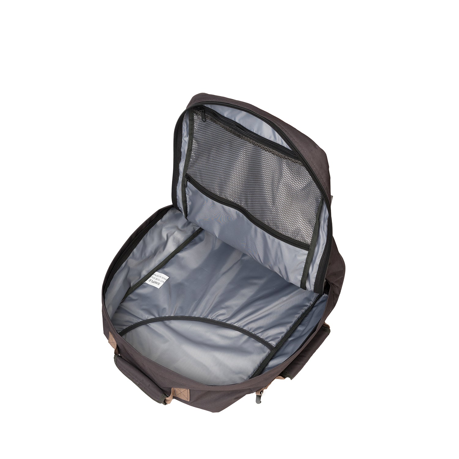 Cabinzero Classic Ultra Light Cabin Bag With Luggage Trackers 44L (Black Sand)