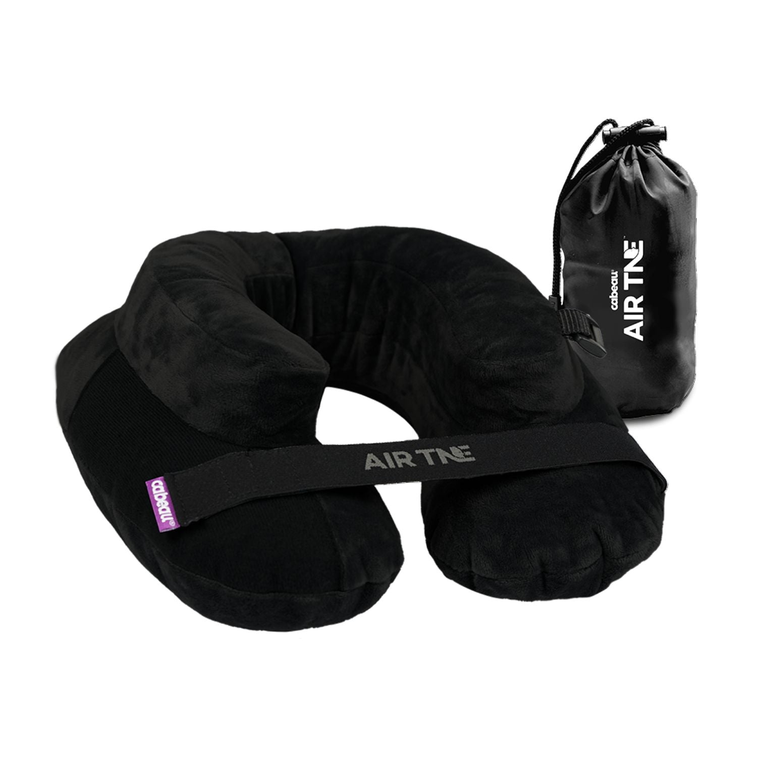 Cabeau AirTNE Inflatable Travel Neck Pillow - Midnight