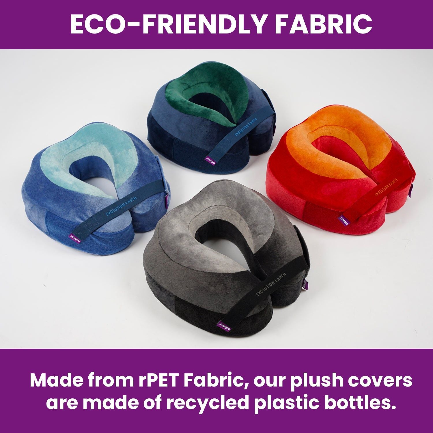 Cabeau Evolution Earth Travel Pillow - Black/Gray