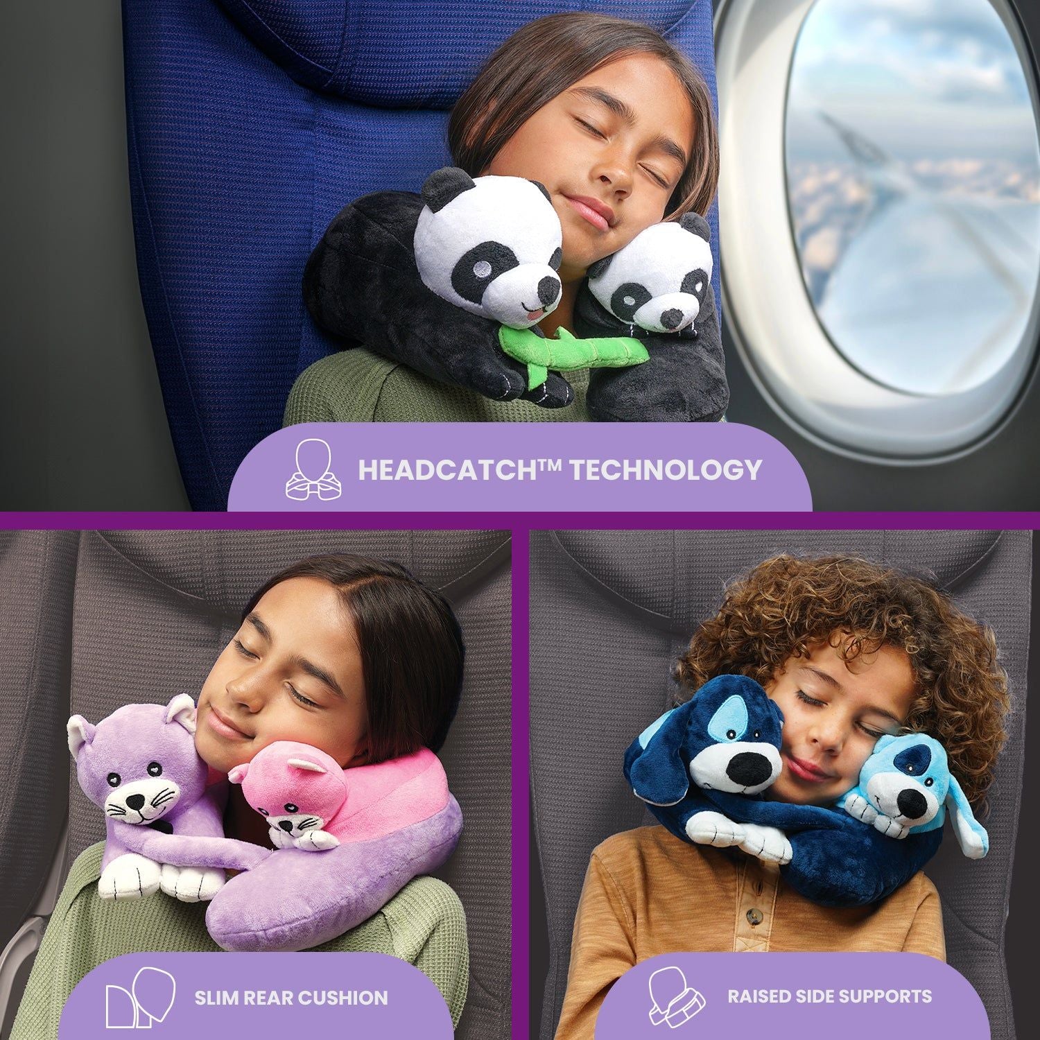Cabeau Evolution Kids Neck Pillow - Kittens