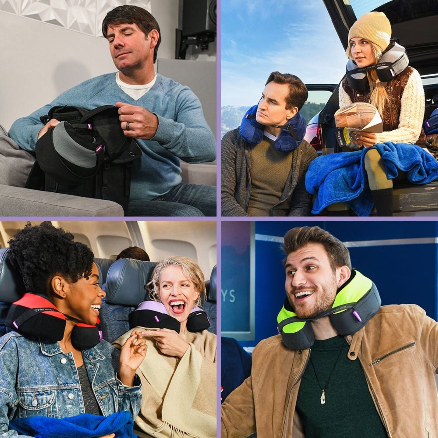 Cabeau TNE S3 Travel Neck Pillow - Multi-Colour