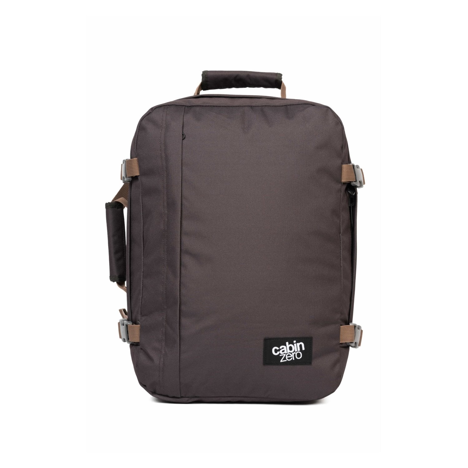 Cabinzero Classic Ultra Light Cabin Bag With Luggage Trackers 36L (Black Sand)
