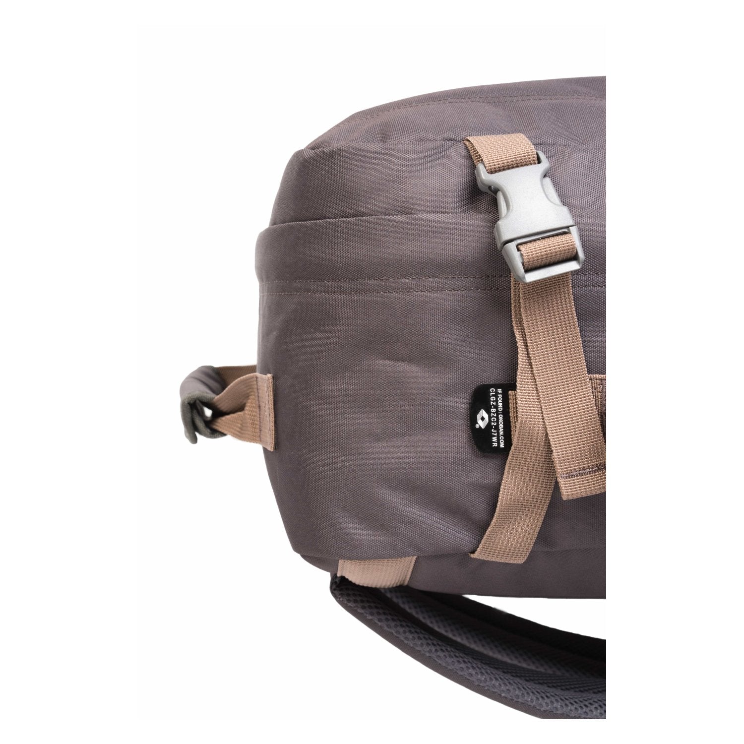 Cabinzero Classic Ultra Light Cabin Bag With Luggage Trackers 36L (Black Sand)