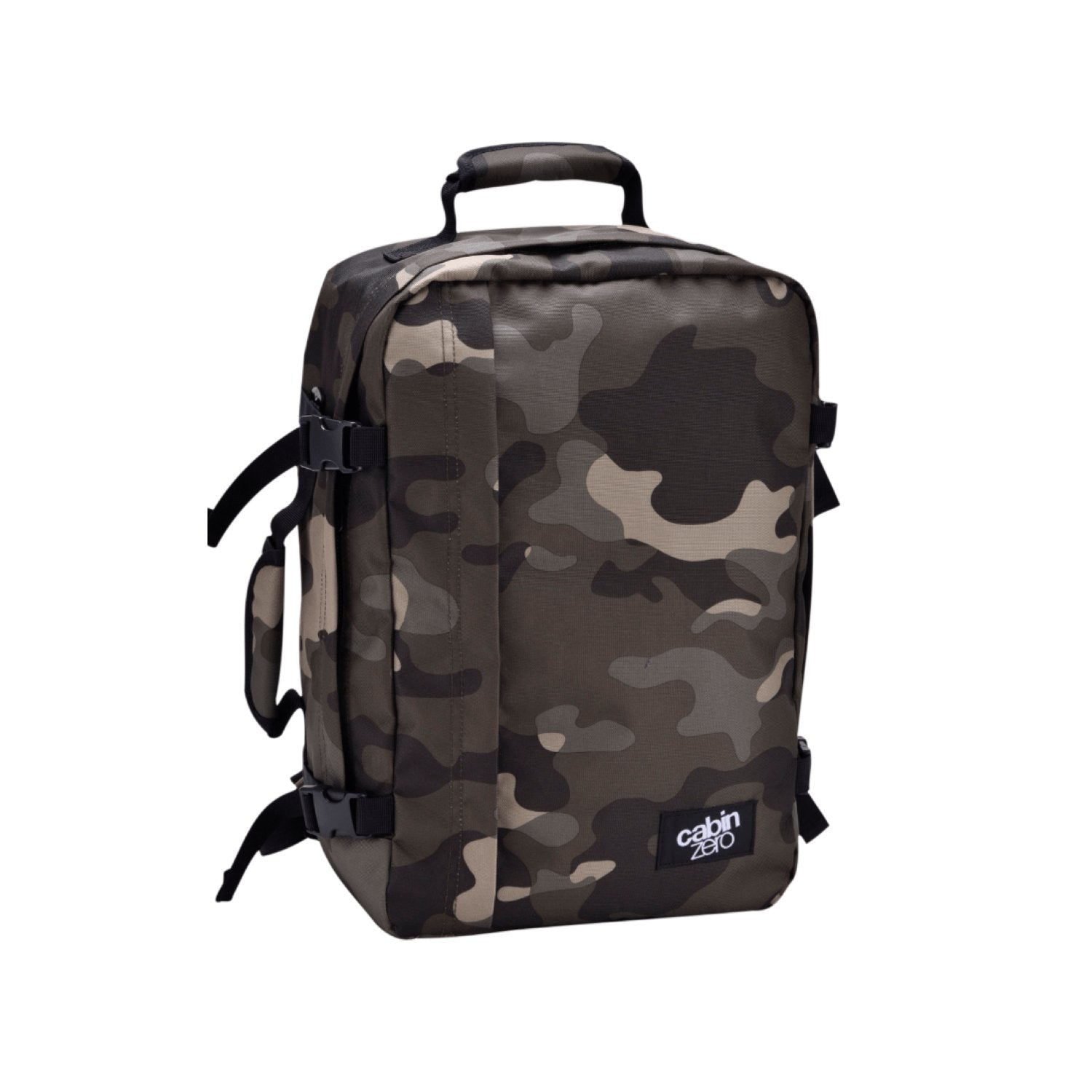Cabinzero Classic Ultra Light Cabin Bag With Luggage Trackers 36L (Urban Camo)