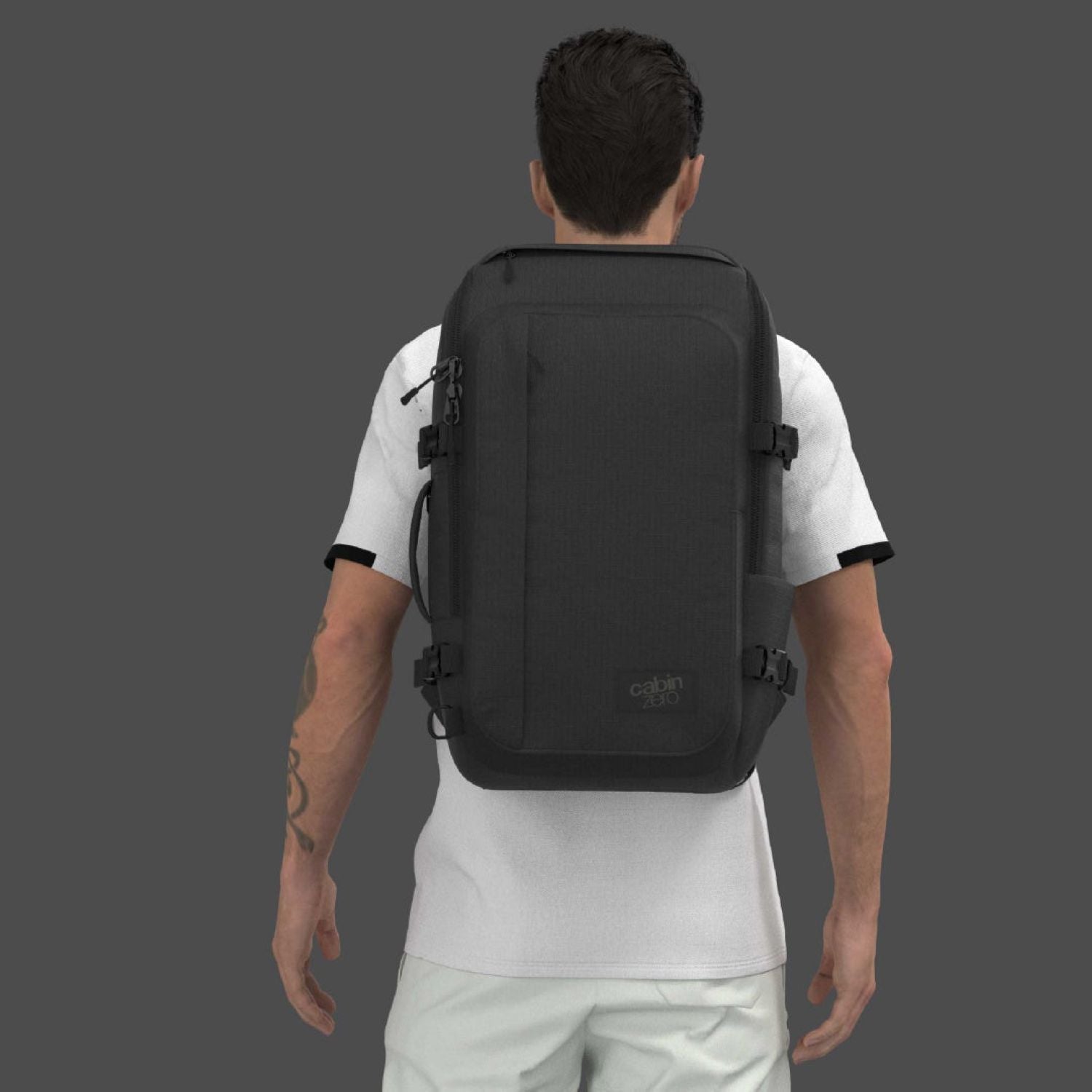 Cabinzero Adventure Cabin Backpack 32L (Absolute Black)