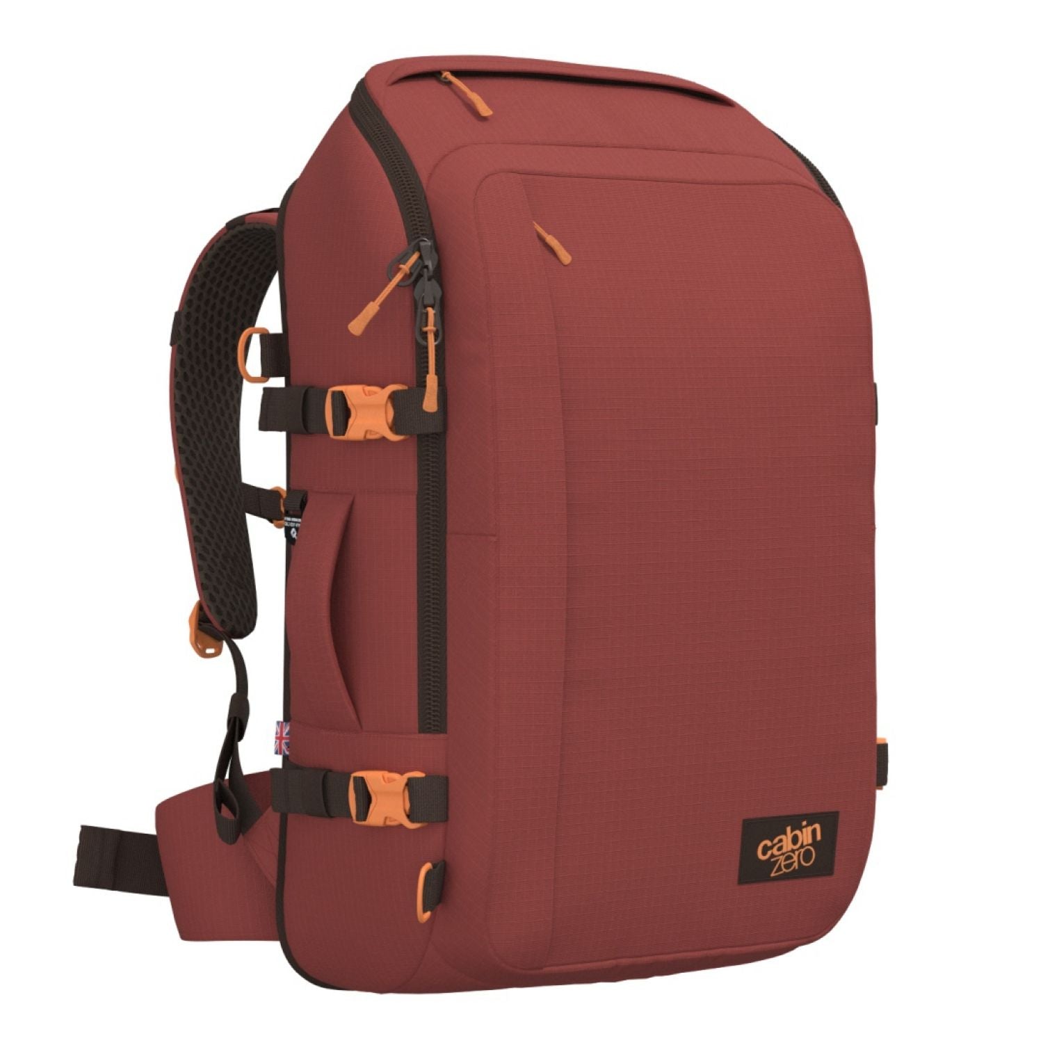 Cabinzero Adventure Cabin Backpack 42L (Sangria Red)