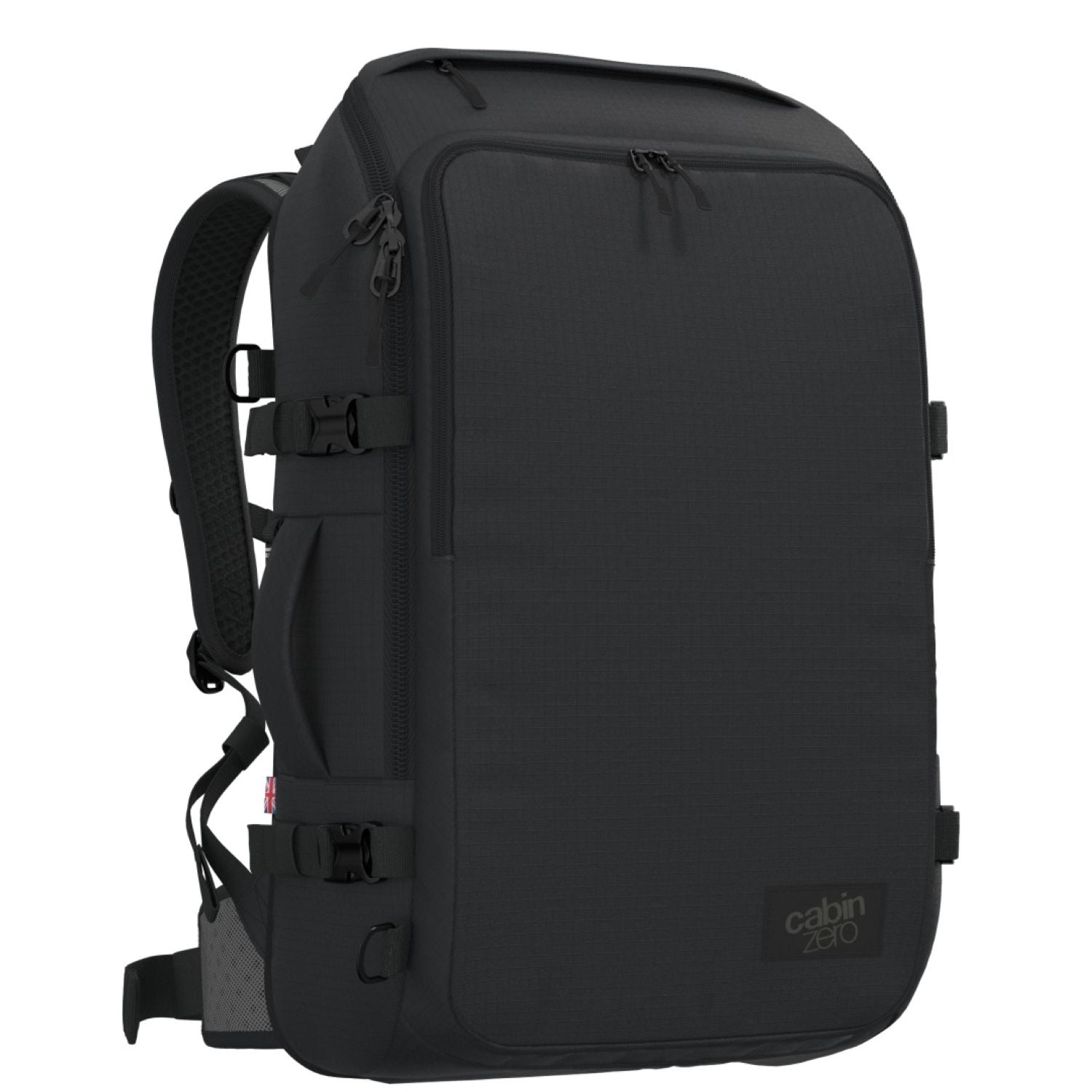 Cabinzero Adventure Pro Cabin Backpack 42L (Absolute Black)