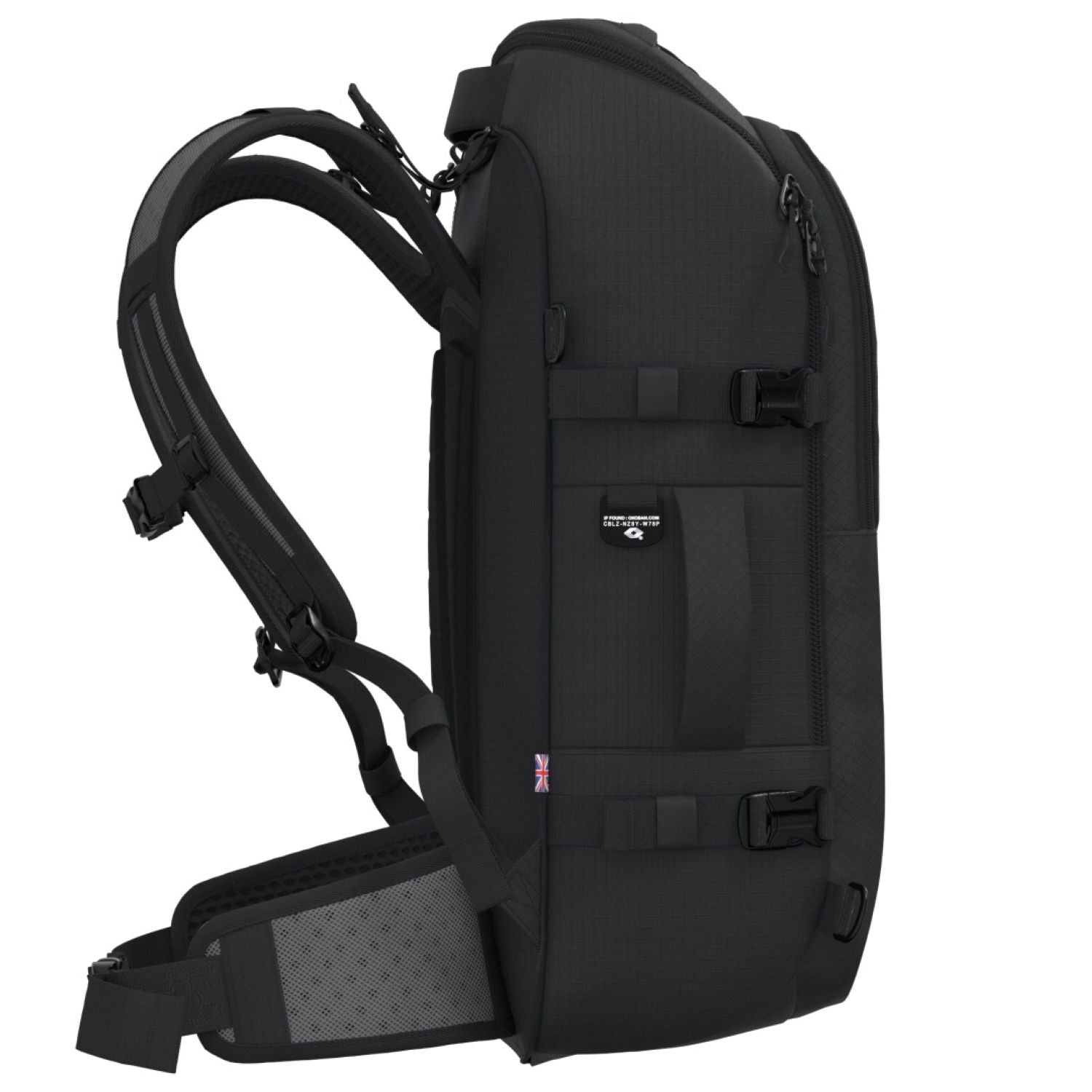 Cabinzero Adventure Pro Cabin Backpack 42L (Absolute Black)
