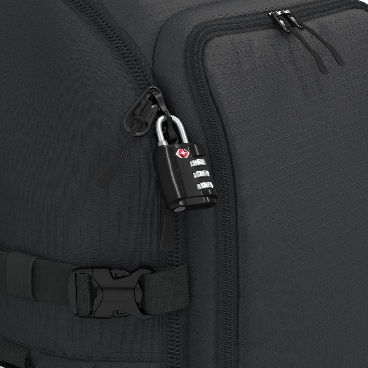 Cabinzero Adventure Pro Cabin Backpack 42L (Absolute Black)