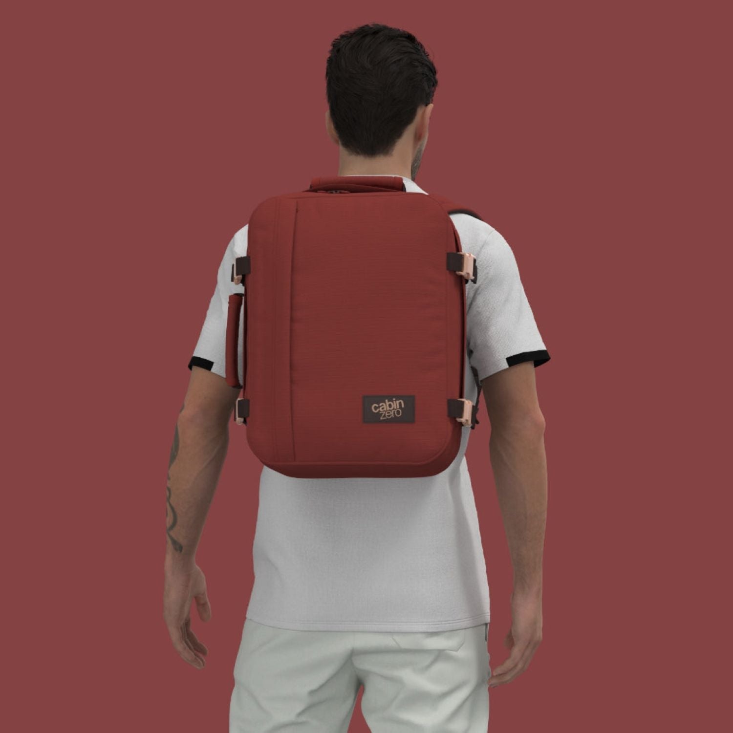 Cabinzero Classic Backpack 28L (Sangria Red)
