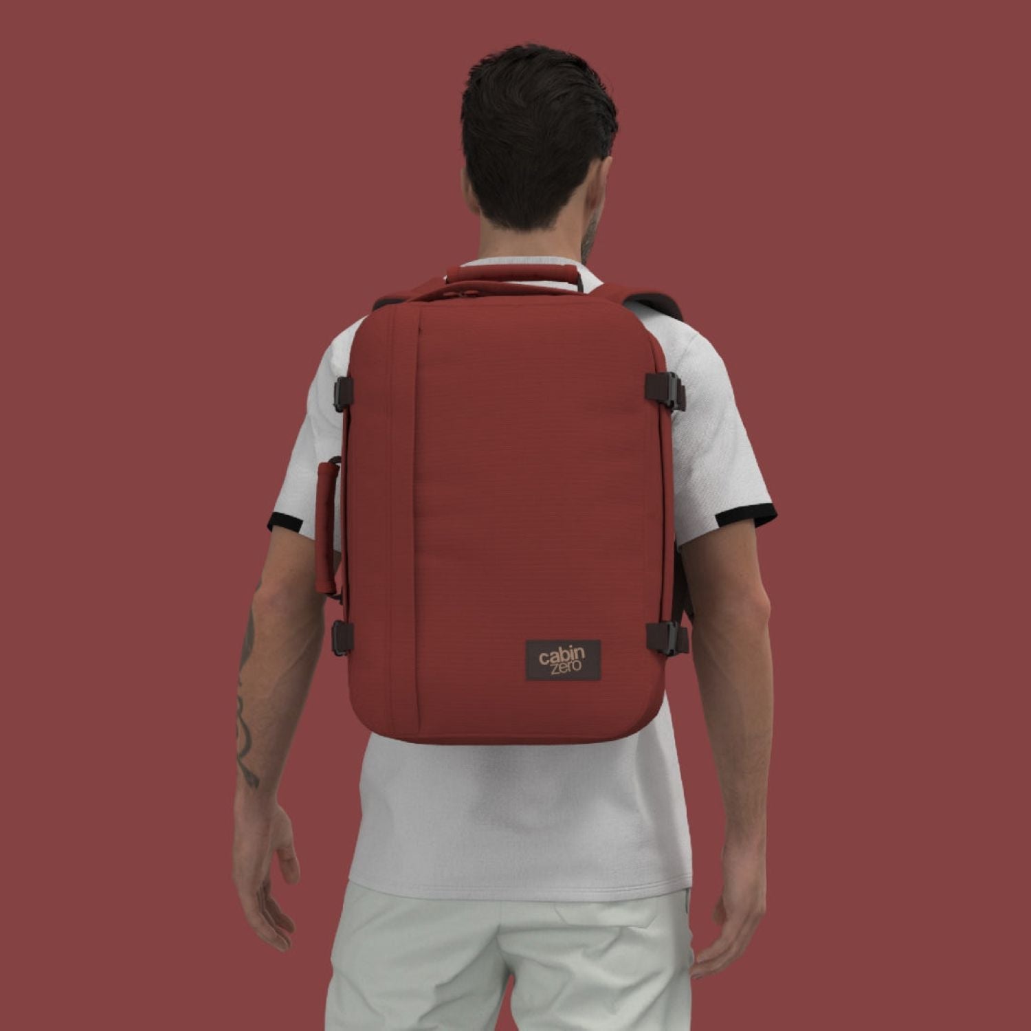 Cabinzero Classic Backpack 36L (Sangria Red)