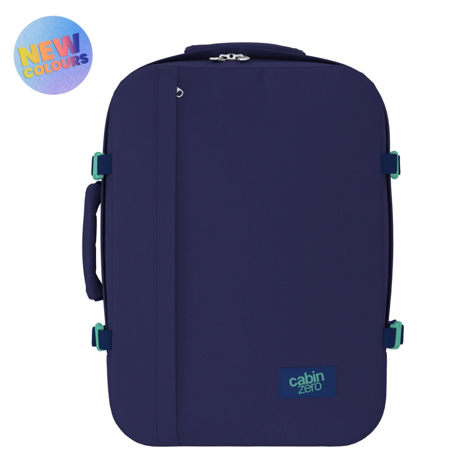 Cabinzero Classic Ultra Light Cabin Bag With Luggage Trackers 44L (Deep Ocean)