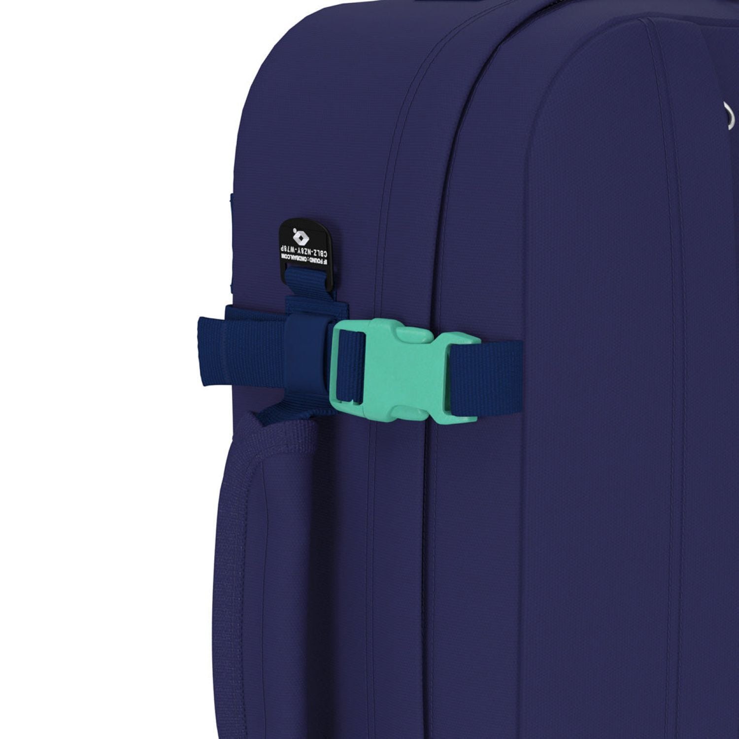 Cabinzero Classic Ultra Light Cabin Bag With Luggage Trackers 44L (Deep Ocean)