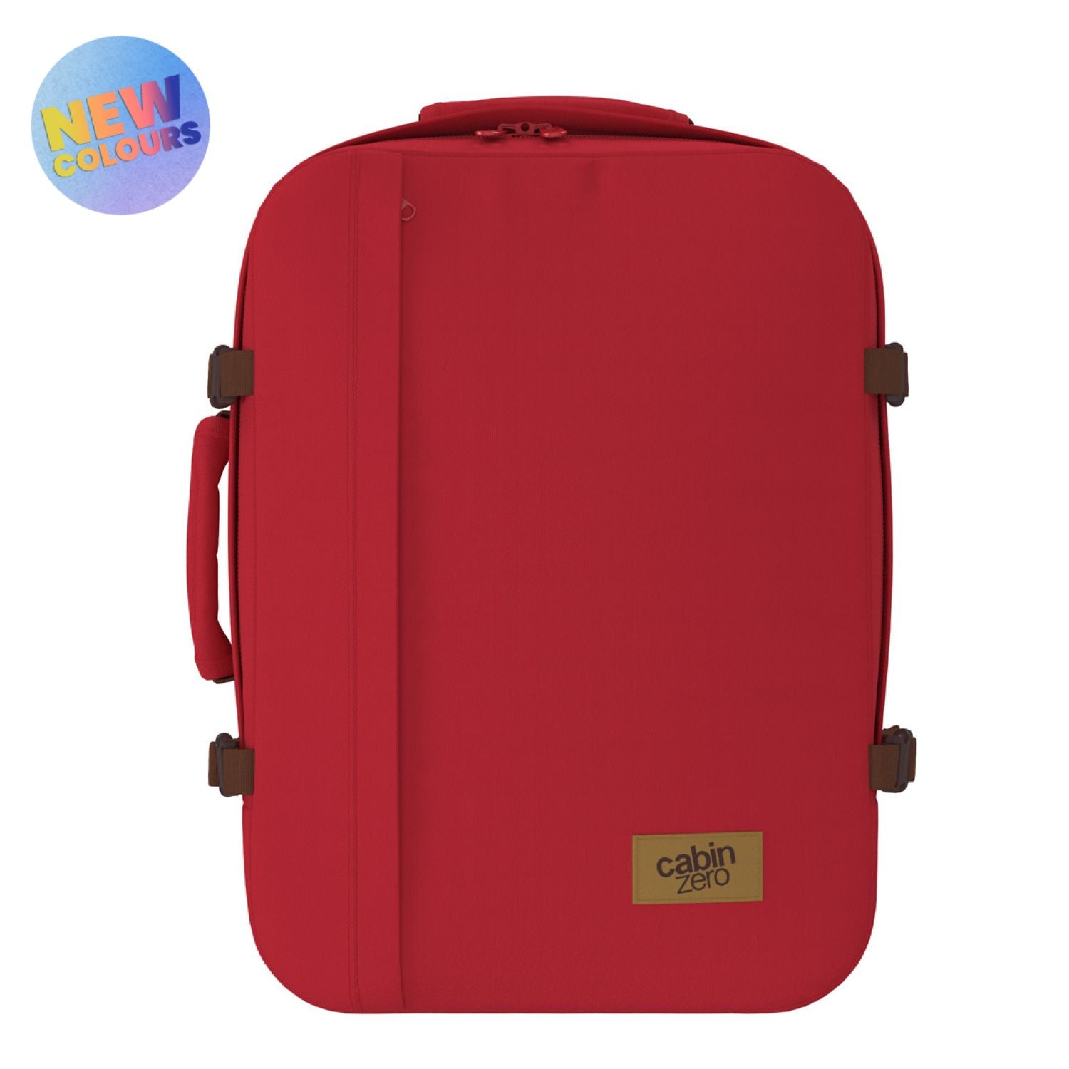 Cabinzero Classic Ultra Light Cabin Bag With Luggage Trackers 44L (London Red)