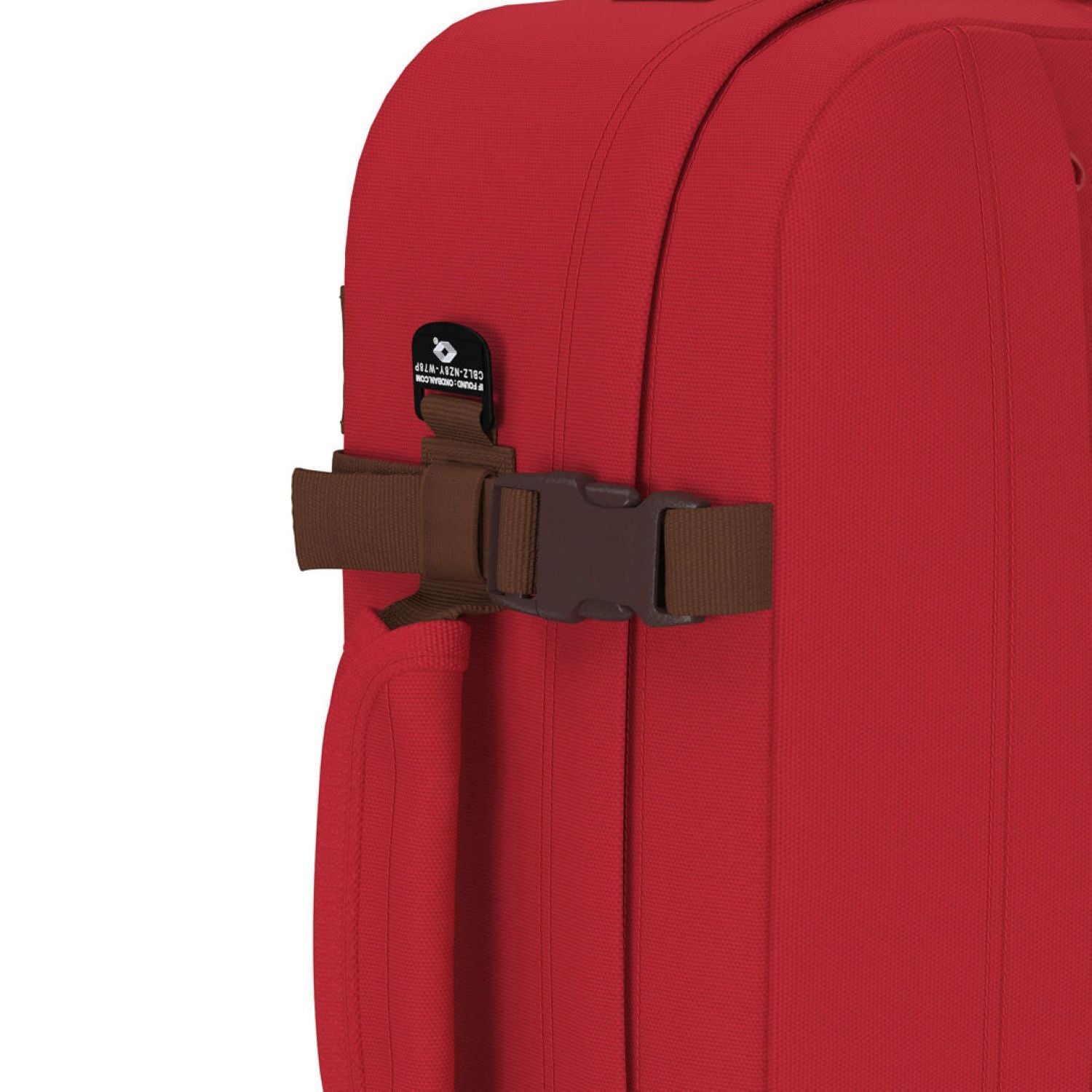 Cabinzero Classic Ultra Light Cabin Bag With Luggage Trackers 44L (London Red)
