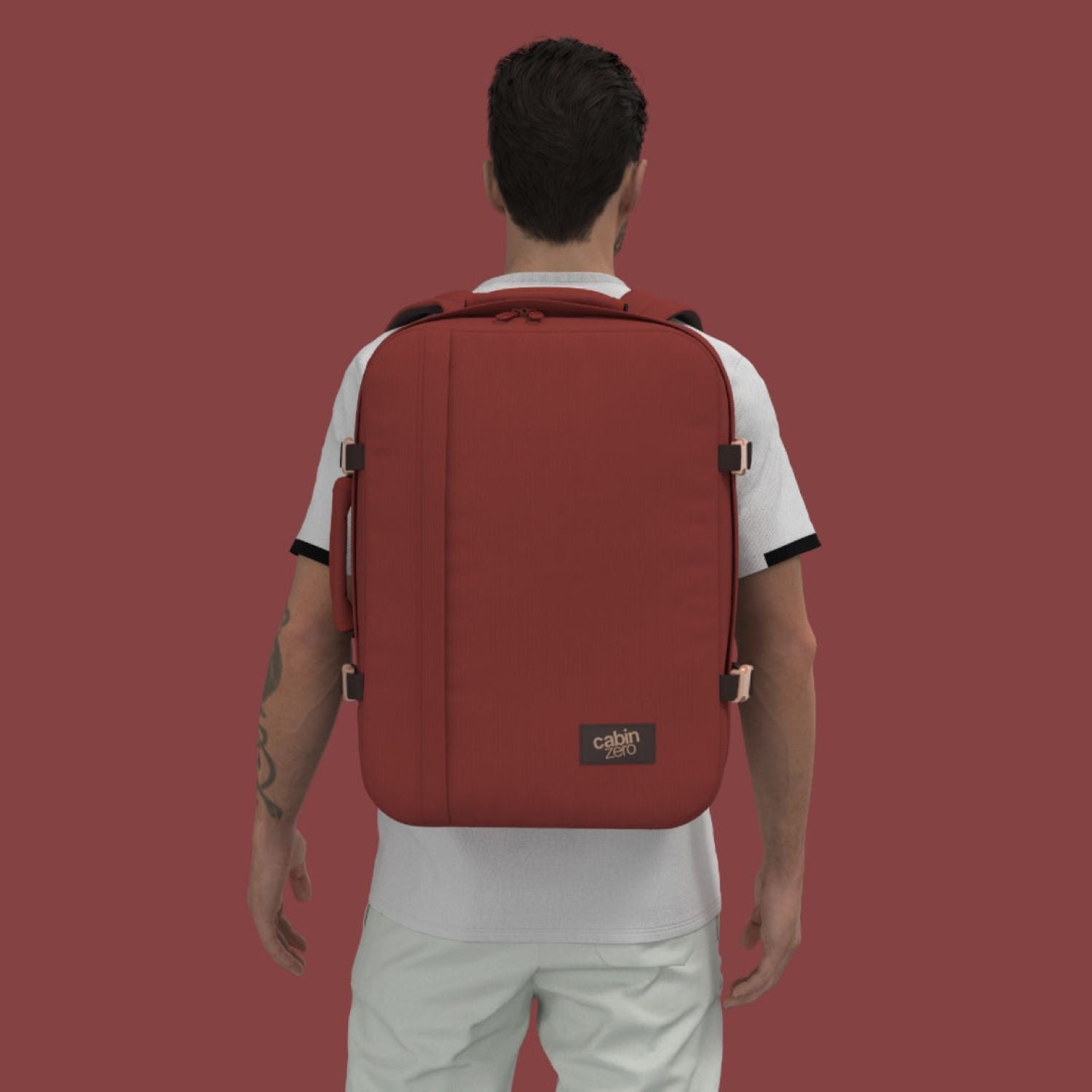 Cabinzero Classic Backpack 44L (Sangria Red)