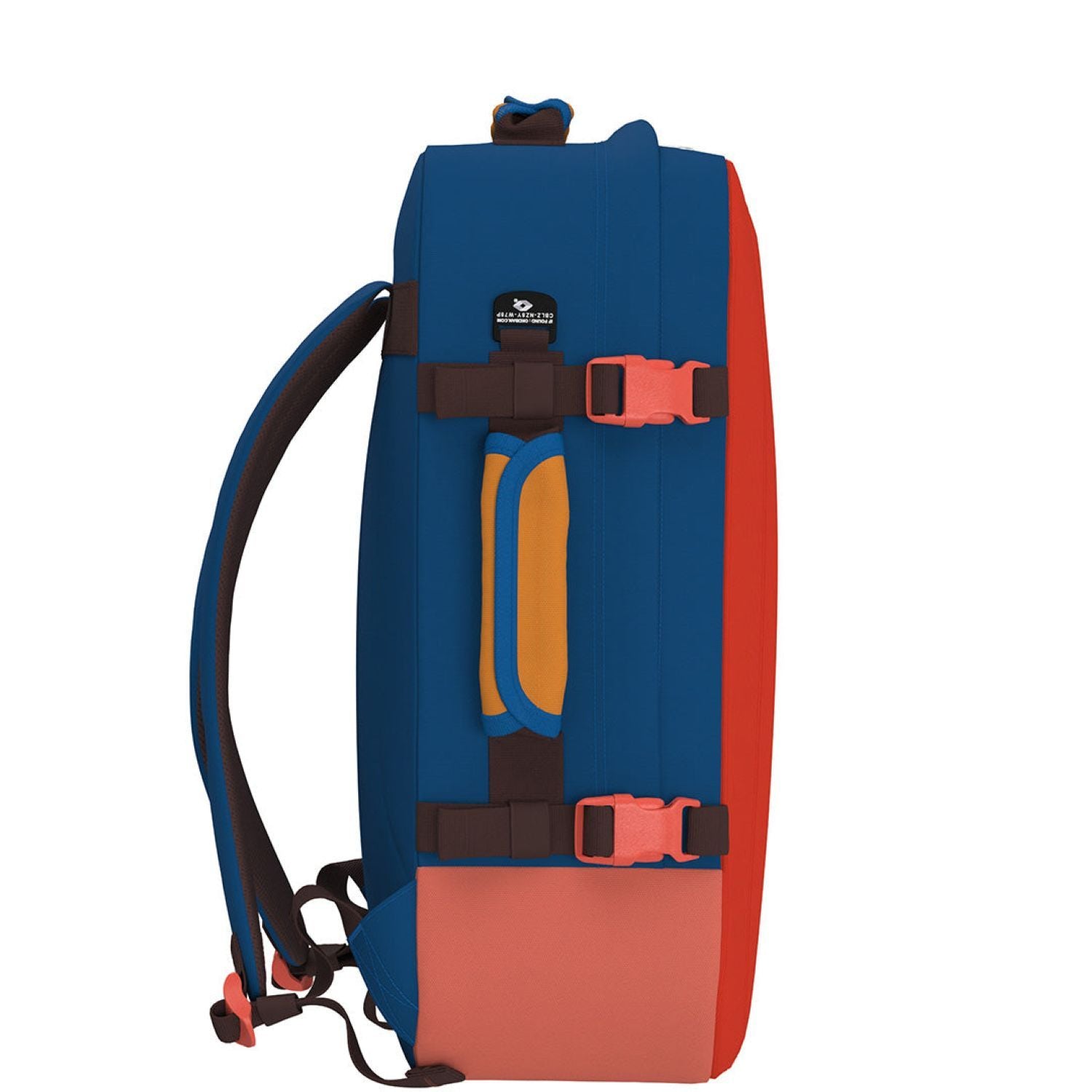 Cabinzero Classic Ultra Light Cabin Bag With Luggage Trackers 44L (Tropical Blocks)