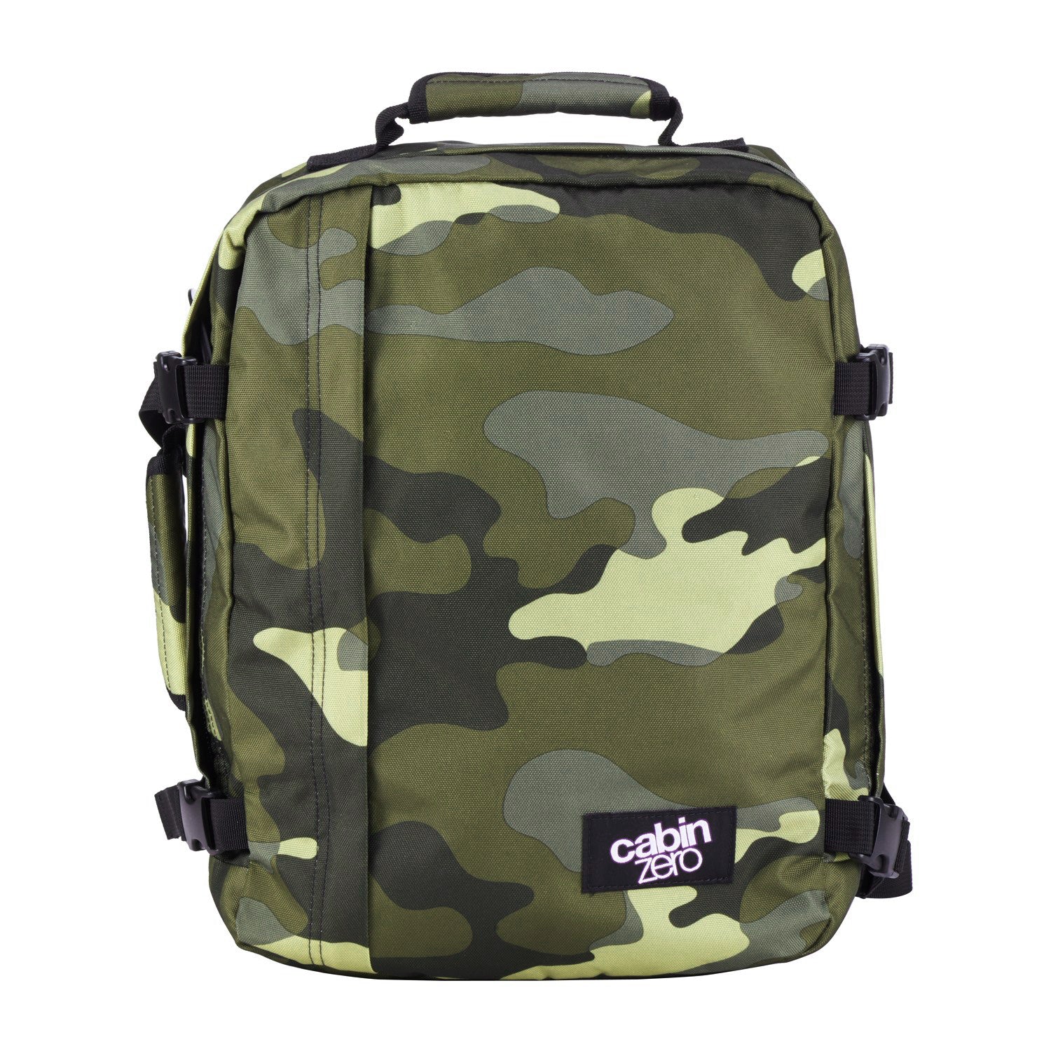 Cabinzero Classic Ultra Light Cabin Bag With Luggage Trackers 44L (Urban Camo)