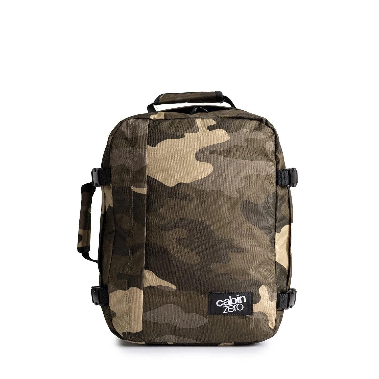 Cabinzero Mini Ultra Light Cabin Bag With Luggage Trackers 28L (Urban Camo)
