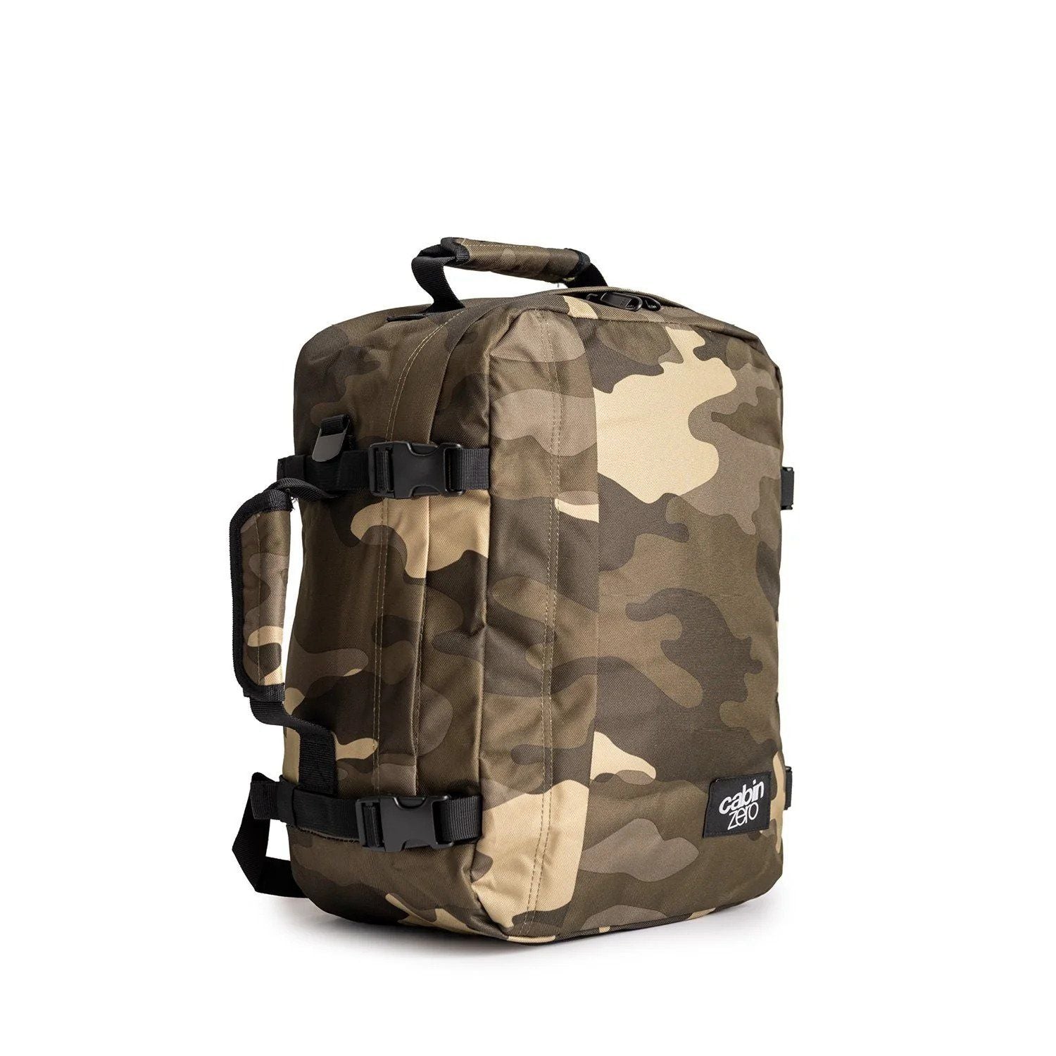Cabinzero Mini Ultra Light Cabin Bag With Luggage Trackers 28L (Urban Camo)