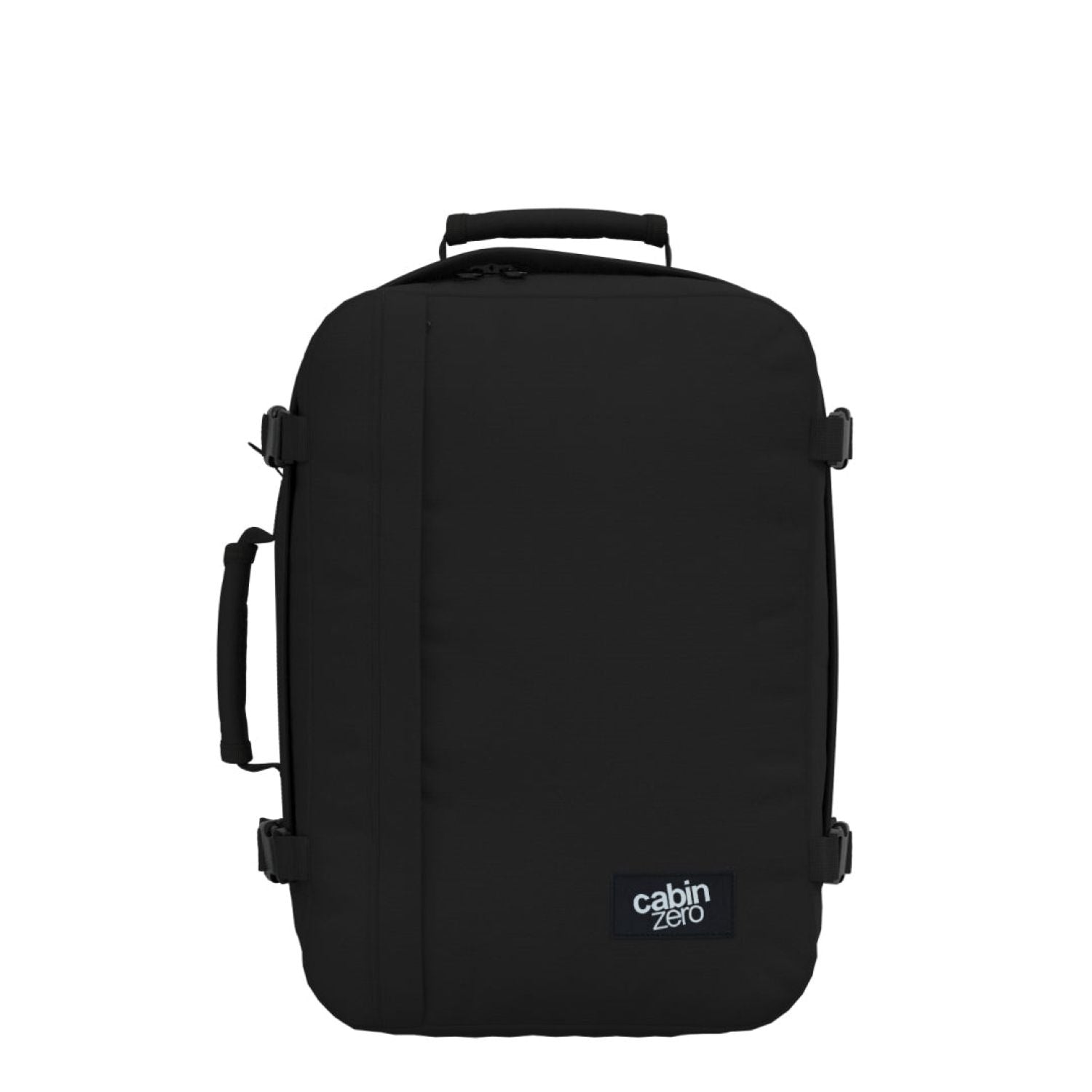 Cabinzero Classic Ultra Light Cabin Bag With Luggage Trackers 36L (Absolute Black)